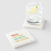 Dessous-de-verre En Pierre Mens Mack The Man The Myth The Legend (Côté)