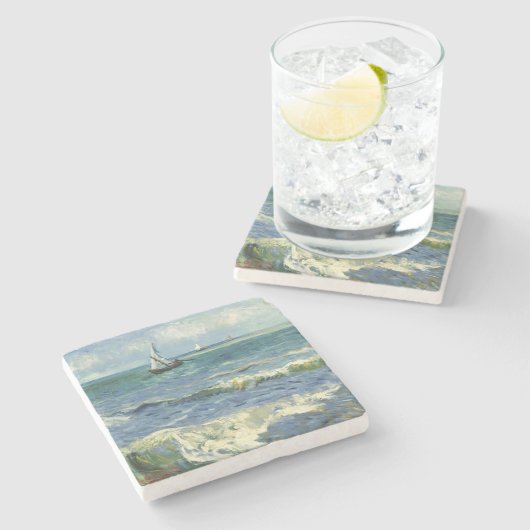 Dessous-de-verre En Pierre Mer | Vincent van Gogh (Côté)