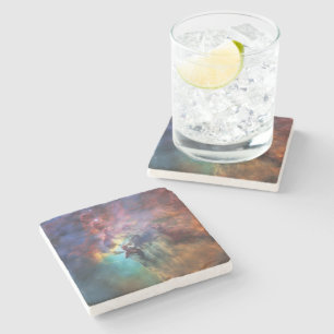 Dessous-de-verre En Pierre Mers orageuses de la nébuleuse du lagon dans le Sa