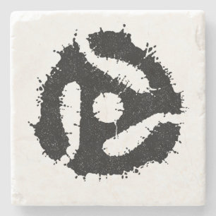 Dessous-de-verre En Pierre Messy B/W 45 Insertion