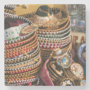Dessous-de-verre En Pierre Mexique, Cozumel. Souvenirs à Isla de Cozumel