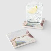 Dessous-de-verre En Pierre Michelangelo - Création d'Adam Isolé (Côté)