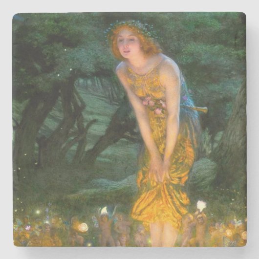 Dessous-de-verre En Pierre Midété Eve Edward Robert Hughes (Devant)