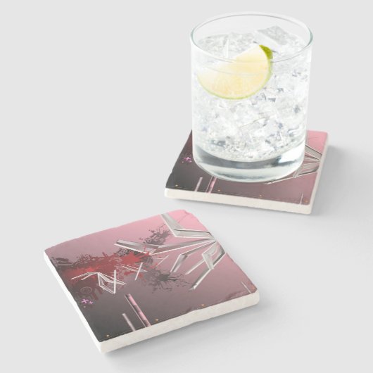 Dessous-de-verre En Pierre Milieux de conception (Côté)