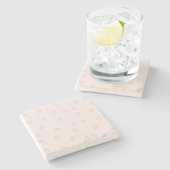 Dessous-de-verre En Pierre Minimalisme de la fraise (Côté)