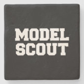 DESSOUS-DE-VERRE EN PIERRE MODÈLE DE SCOUT (Devant)