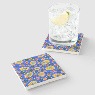 Dessous-de-verre En Pierre Modèle floral esthétique