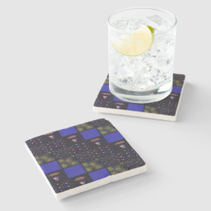 Dessous-de-verre En Pierre Modèle patchwork du 4 juillet - 4 juillet