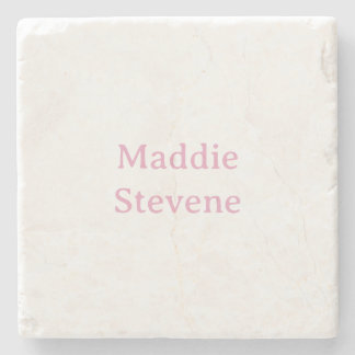DESSOUS-DE-VERRE EN PIERRE MODELES TENDANCE MODERNES ANNEE NOM PASTEL ROSE