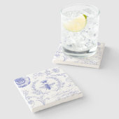 Dessous-de-verre En Pierre modern vintenfrenqueen bee (Côté)