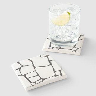 Dessous-de-verre En Pierre Moderne mosaïque de pierre abstraite décorative
