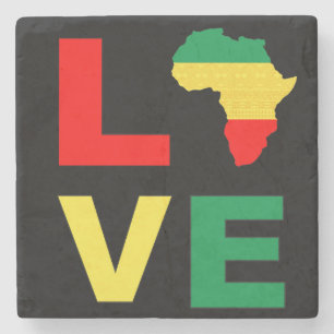 Dessous-de-verre En Pierre Mois de l'histoire noire Melanin Hommes Femmes Fil