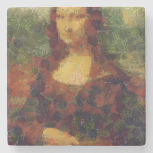 Dessous-de-verre En Pierre Mona Lisa Lettuce Art fine Cuillère végétale