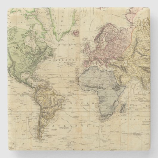 Dessous-de-verre En Pierre Monde 5 (Devant)