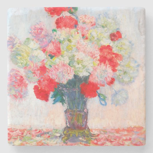 Dessous-de-verre En Pierre Monet Peonies (Devant)