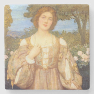 Dessous-de-verre En Pierre Monna Giovanna (par Edward Robert Hughes)