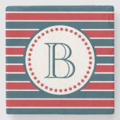 Dessous-de-verre En Pierre Monogram design (Devant)