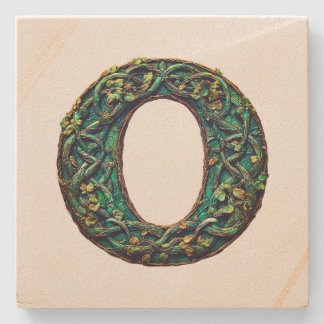 Dessous-de-verre En Pierre Monogramme