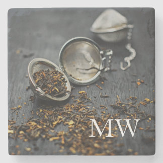 Dessous-de-verre En Pierre Monogramme Belle Tea amoureux design