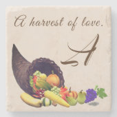 Dessous-de-verre En Pierre Monogramme d'action de grâces (Devant)