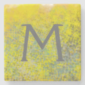 Dessous-de-verre En Pierre Monogramme | Hive I (Devant)