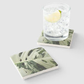 Dessous-de-verre En Pierre Monstera variée Plante Botanique (Côté)