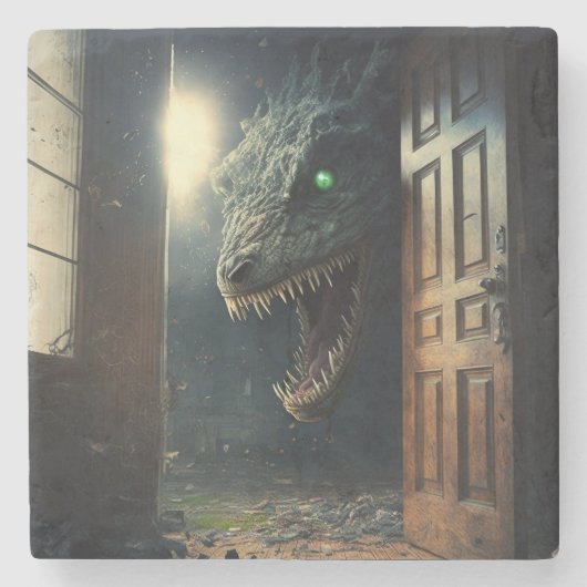 Dessous-de-verre En Pierre Monstres lurk (Devant)