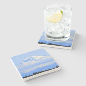 Dessous-de-verre En Pierre Mont Ranier (Côté)