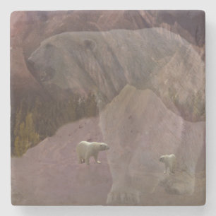 Dessous-de-verre En Pierre Montagne de l'ours polaire,