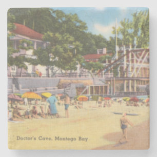 Dessous-de-verre En Pierre Montego Bay, Jamaïque Photo Vintage - Doctor's Ca