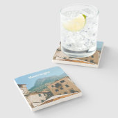 Dessous-de-verre En Pierre Montenegro Cityscape  (Côté)