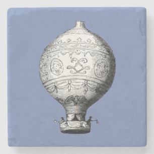 Dessous-de-verre En Pierre Montgolfier Vintage à air chaud ballon
