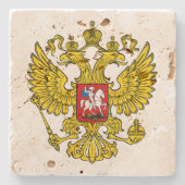 Dessous-de-verre En Pierre Montrez vos couleurs - Russie (Devant)