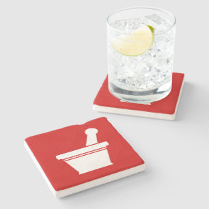 Dessous-de-verre En Pierre Mortier et pilon