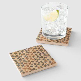 Dessous-de-verre En Pierre Mosaïque Chaud-Hue d'étoile d'Alhambra