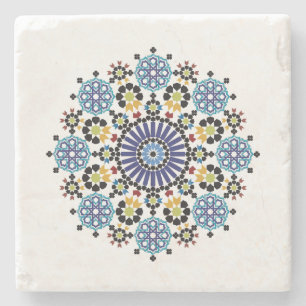 Dessous-de-verre En Pierre Mosaïque Marocain ! Zellige Marocain