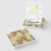 Dessous-de-verre En Pierre Motif abstrait (Côté)