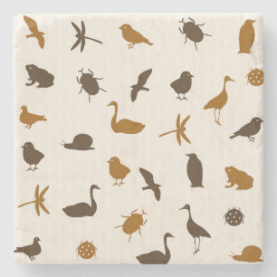 Dessous-de-verre En Pierre Motif animal 2