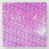 Dessous-de-verre En Pierre Motif Ankh (Devant)