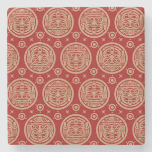 Dessous-de-verre En Pierre Motif aztèque