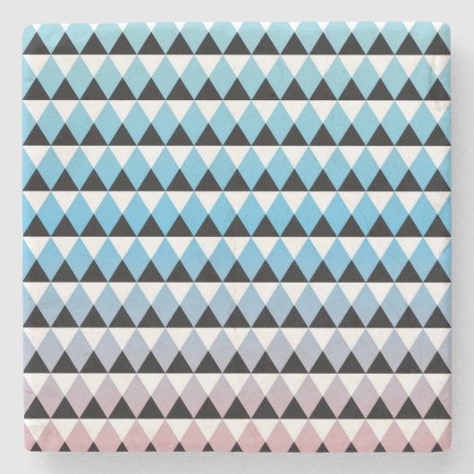 Dessous-de-verre En Pierre Motif aztèque tribal d'Ombre (Devant)