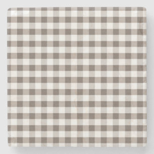 Dessous-de-verre En Pierre Motif Brown de nappe