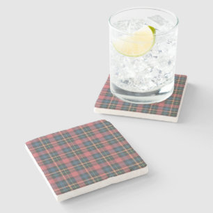 Dessous-de-verre En Pierre Motif carreaux classique