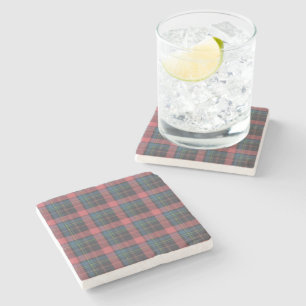 Dessous-de-verre En Pierre Motif carreaux classique