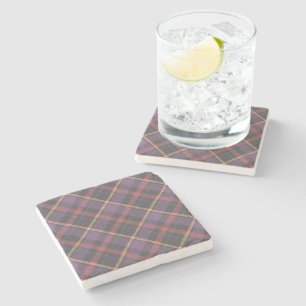 Dessous-de-verre En Pierre Motif carreaux classique