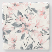 Motif d'aquarelle rose et gris