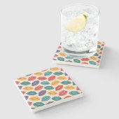 Dessous-de-verre En Pierre Motif de baiser (Côté)