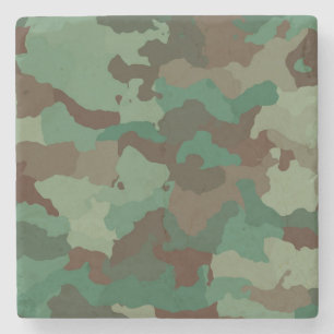 Dessous-de-verre En Pierre Motif de camouflage militaire (Forces armées)