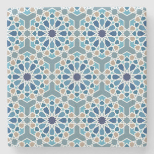 Dessous-de-verre En Pierre Motif de carreaux marocains