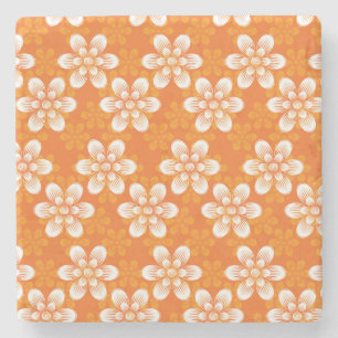 Dessous-de-verre En Pierre Motif de fleurs